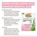 Palmer's Hair Mask, Rosemary Mint Strengthening Pack, 2.1 oz, Promotes Stronger,... - Image 4