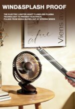 Electric Candle Lighter USB Rechargeable Plasma Arc Windproof Flameless with Saf... - Image 6