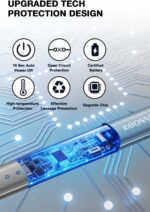 Electric Candle Lighter USB Rechargeable Plasma Arc Windproof Flameless with Saf... - Image 7