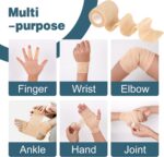 AZEN 8 Pack Self Adhesive Bandage Wrap, Elastic Cohesive Bandage Wrap, Skin Colo... - Image 4
