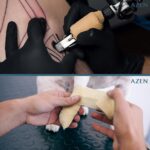 AZEN 8 Pack Self Adhesive Bandage Wrap, Elastic Cohesive Bandage Wrap, Skin Colo... - Image 8