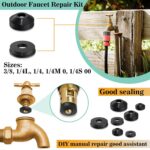 XBVV 37 Size 1075 Pcs Faucet Washers & O-Rings Kit & Plumbing Gasket 3-in-1 Home... - Image 4