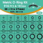 XBVV 37 Size 1075 Pcs Faucet Washers & O-Rings Kit & Plumbing Gasket 3-in-1 Home... - Image 5