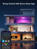 Govee Smart Ceiling Light, RGBIC LED Ceiling Light Fixture, 2400LM Flush Mount L... - Image 7