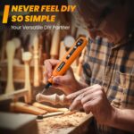 HARDELL Mini Cordless Rotary Tool, 5-Speed and USB Charging Rotary Tool Kit with... - Image 4