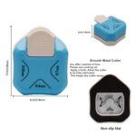 QIQQIKIN Paper Corner Rounder 3 in 1 （R4mm+R7mm+R10mm）， Punches for Crafts， Cutt... - Image 4