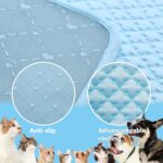 SOMOYA Dogs Cooling Mat (Q-Max>0.45) Upgrade Cooling Pad Non-Slip Dog Bed Mats B... - Image 4