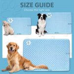 SOMOYA Dogs Cooling Mat (Q-Max>0.45) Upgrade Cooling Pad Non-Slip Dog Bed Mats B... - Image 5