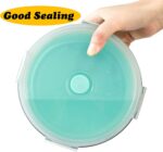 Collapsible Dog Bowls with Lids, 2 Pack Travel Dog Bowls for Small Size Dogs, Si... - Image 6