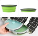 Collapsible Dog Bowls with Lids, 2 Pack Travel Dog Bowls for Small Size Dogs, Si... - Image 8