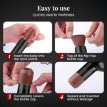 Silicone Wine Stopper for Wine Bottles, 2026 New Reusable Wine Bottle Stopper, S... - Image 6