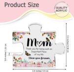 Cute Premium Thick Acrylic Puzzle Piece Gift for Mom – Adorable Mother’s Day, Ch... - Image 4