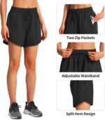 Ksmien Women's 5"/ 7" Athletic Running Shorts Quick Dry Lightweight Workout Gym ... - Image 6