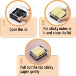 Mr. Pen Pop Up Sticky Note Dispenser, 3" x 3", Black, Sticky Note Dispenser, Sti... - Image 5
