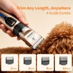 Dog Clippers for Grooming,Dog Grooming Kit for Heavy Thick Hair&Coats/Low Noise ... - Image 4