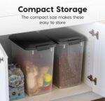 IRIS USA Dog Food Storage Container, 2 Pack, Up to 30 lbs Each, Airtight Seal fo... - Image 5