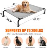Simple Trending Raised Dog Bed for Large Dogs, Waterproof XL Dog Cot, Outdoor Co... - Image 8