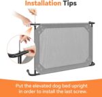 Simple Trending Raised Dog Bed for Large Dogs, Waterproof XL Dog Cot, Outdoor Co... - Image 9