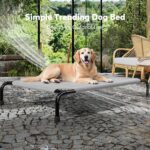 Simple Trending Raised Dog Bed for Large Dogs, Waterproof XL Dog Cot, Outdoor Co... - Image 10