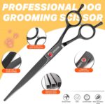 Dog Grooming Scissors Kit, Professional 6 in 1 Pet Scissors Sharp Shears Set - S... - Image 5