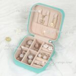 MFXIP Travel Jewelry Case Small Jewelry Box Jewelry Organizer Storage Case Porta... - Image 3