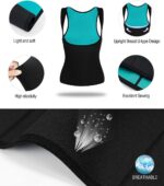 NonEcho Women Neoprene Sweat Vest for Women Sauna Suit Hot Sweat Waist Trainer V... - Image 5