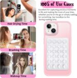 Anteel 6 Pack Silicone Suction Phone Case Adhesive Mount, Strong Grip Holder for... - Image 4