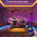 Leeleberd Led Lights for Bedroom 100 ft (2 Rolls of 50ft) Music Sync Color Chang... - Image 3