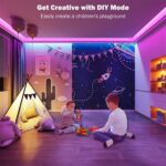 Leeleberd Led Lights for Bedroom 100 ft (2 Rolls of 50ft) Music Sync Color Chang... - Image 6