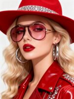 GUVIVI Oversized Aviator Sunglasses for Women Men 2026 70s Retro Gold Metal Sun ... - Image 10