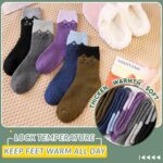 Velice Wool Socks for Women Merino Wool Boot Hiking Thick Thermal Warm Winter Cr... - Image 4