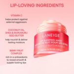 LANEIGE Lip Sleeping Mask: Nourish, Hydrate, Vitamin C, Murumuru & Shea Butter, ... - Image 6