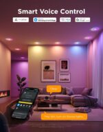 Govee Smart Recessed Lighting 6 Inch, Matter RGBIC LED Recessed Light Work with ... - Image 5