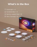Govee Smart Recessed Lighting 6 Inch, Matter RGBIC LED Recessed Light Work with ... - Image 10