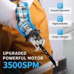 FULLYEA Reciprocating Saw Cordless, 0-3500SPM Variable Speed Reciprocating Saws ... - Image 3