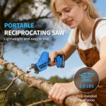FULLYEA Reciprocating Saw Cordless, 0-3500SPM Variable Speed Reciprocating Saws ... - Image 6