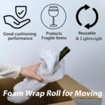 Foam Wrap Roll 10 Inch Wide x 50 FT Length Packing Foam Roll for Moving Supplies... - Image 6