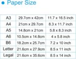 MECCANIXITY 100 Sheets Colored Copy Paper 8.3 x 11.7 Inch Printer Paper 80gsm Li... - Image 7