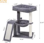 YOUPET Cat Tree with Cat Scratching Post for Indoor Cats, Cat Tower with Scratch... - Image 3