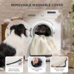 Bedsure Dog Beds Large Sized Dog - Comfy Flat Pet Beds with Removable Washable C... - Image 6