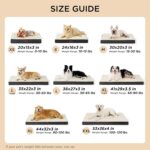 Bedsure Dog Beds Large Sized Dog - Comfy Flat Pet Beds with Removable Washable C... - Image 8