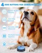 Acools Dog Buttons for Communication, 4 Dog Talking Button Set, Speaking Buttons... - Image 3