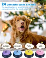 Acools Dog Buttons for Communication, 4 Dog Talking Button Set, Speaking Buttons... - Image 4