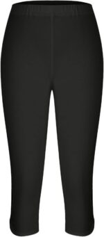 GOHRSHA Women Capris High Waist Yoga Pants - Hollow Out Comfy Stretchy Seamless ... - Image 5