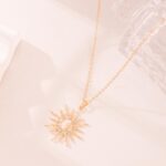 14K Gold Plated Pendant Necklace for Women - Dainty Tiny Pendant Choker, Delicat... - Image 4
