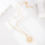 14K Gold Plated Pendant Necklace for Women - Dainty Tiny Pendant Choker, Delicat... - Image 5