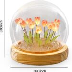Tulips Night Light, Mothers Day Gifts for Mom Grandma, Everlasting Flower Tulip ... - Image 5