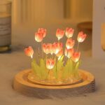 Tulips Night Light, Mothers Day Gifts for Mom Grandma, Everlasting Flower Tulip ... - Image 7