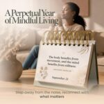 MESMOS Mindfulness Perpetual Flip Calendar with 366 Daily Affirmations - Self Ca... - Image 5