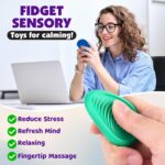 Fidget Toys Adults Sensory Stone: 6 Pack Textured Worry Stone for Autism Kids Ca... - Image 6